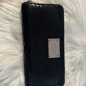 Michael Kors Black Textured Wallet